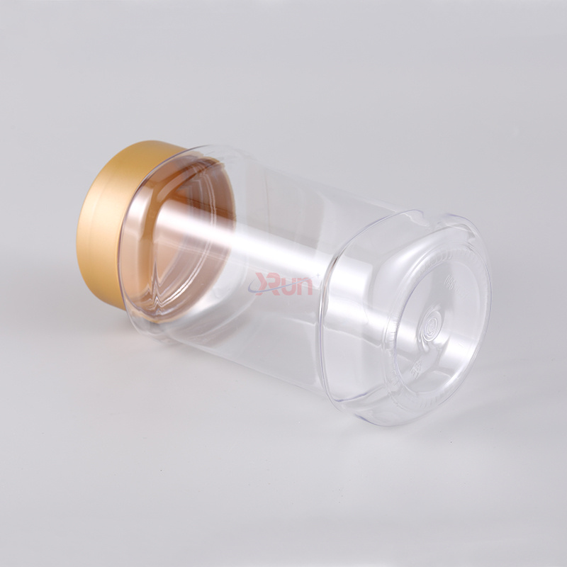 Customers can buy PET jars for household use as a reliable plastic square jars paired with custom plastic caps and Aluminum foil induction liner.